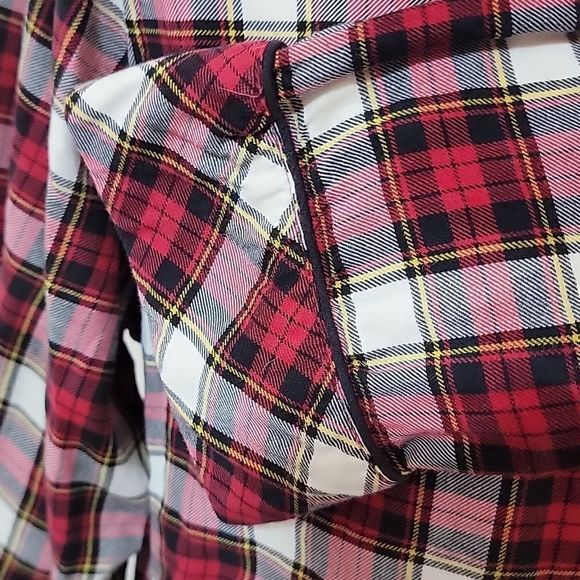 Chaps by Ralph Lauren plaid pajama top - Picture 5 of 10